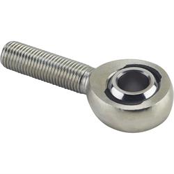 Precision Carbon Steel LH Male Heim Joint Rod End, 7/16 Inch