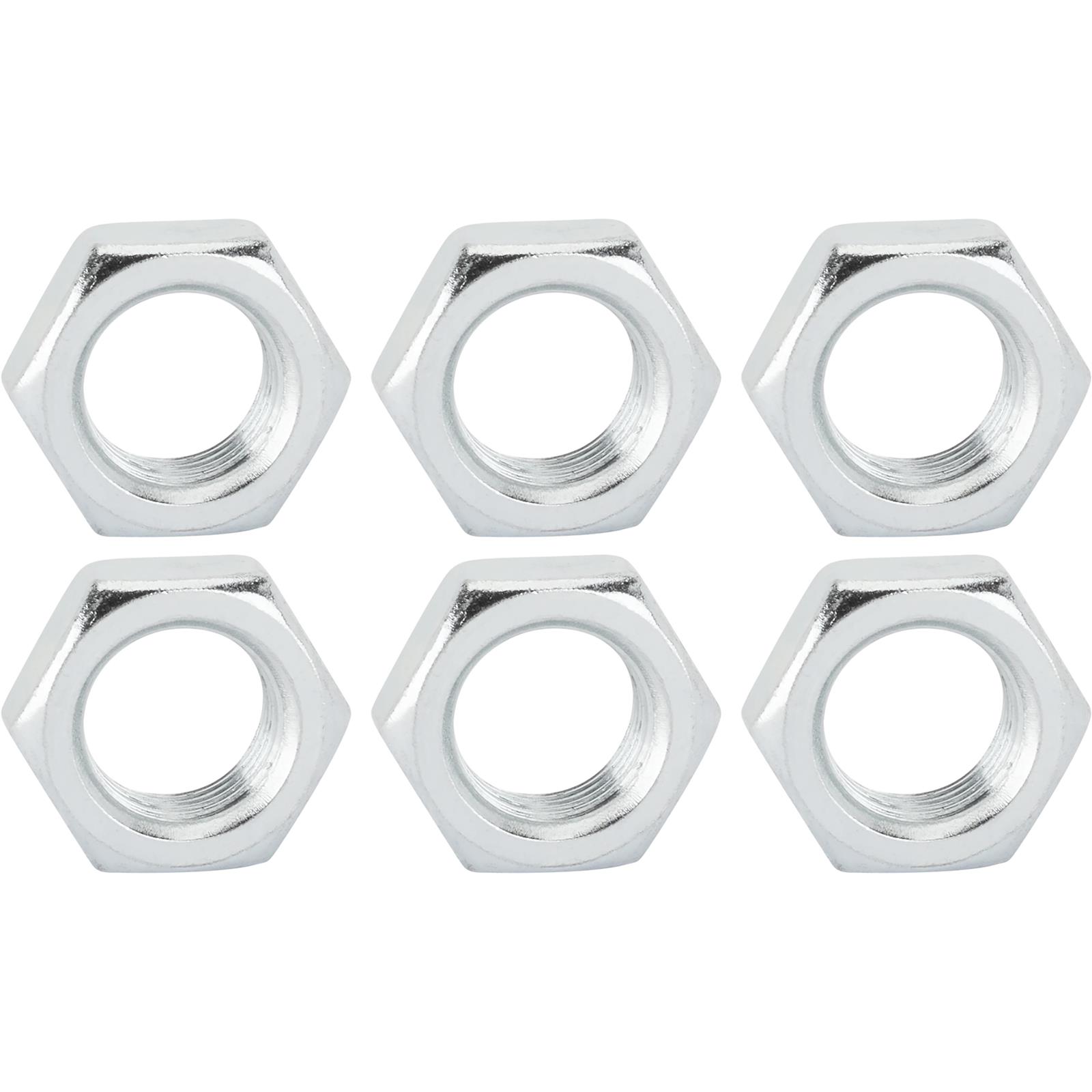 Steel Jam Nuts, 5/8 Inch-18 NF Fine Thread, Pack/6