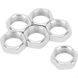 Small Diameter Steel Jam Nuts, 5/8-18, Left Hand Thread, Pack/6