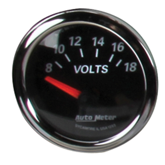 AutoMeter 1201 Designer Black II 5 Piece Electric Gauge Kit