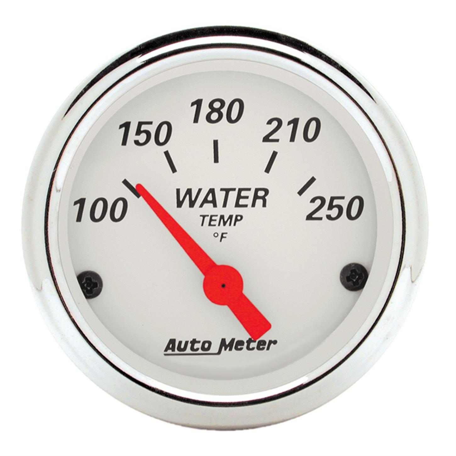 AutoMeter 1337 Arctic White Air-Core Water Temperature Gauge