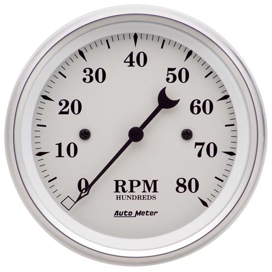 AUTO METER 1797 Old TYME Black Electric Tachometer
