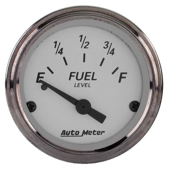 AutoMeter 1904 American Platinum Air-Core Fuel Level Gauge