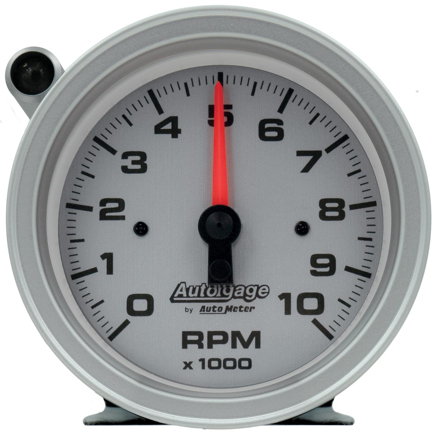 External Rpm Auto Meter 233909 3-3/4 Inch Tachometer Gauge, 10k RPM, Slvr Dial