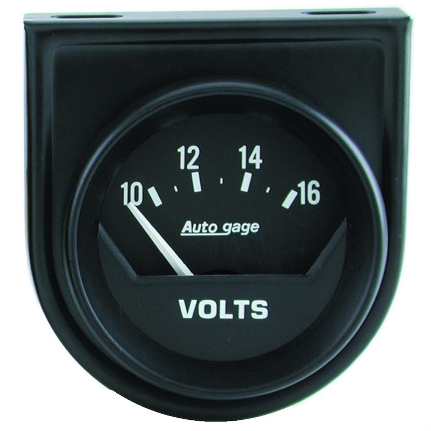 AutoMeter 2362 Auto Gage Air-Core Voltmeter Gauge w/Panel, 2 Inch