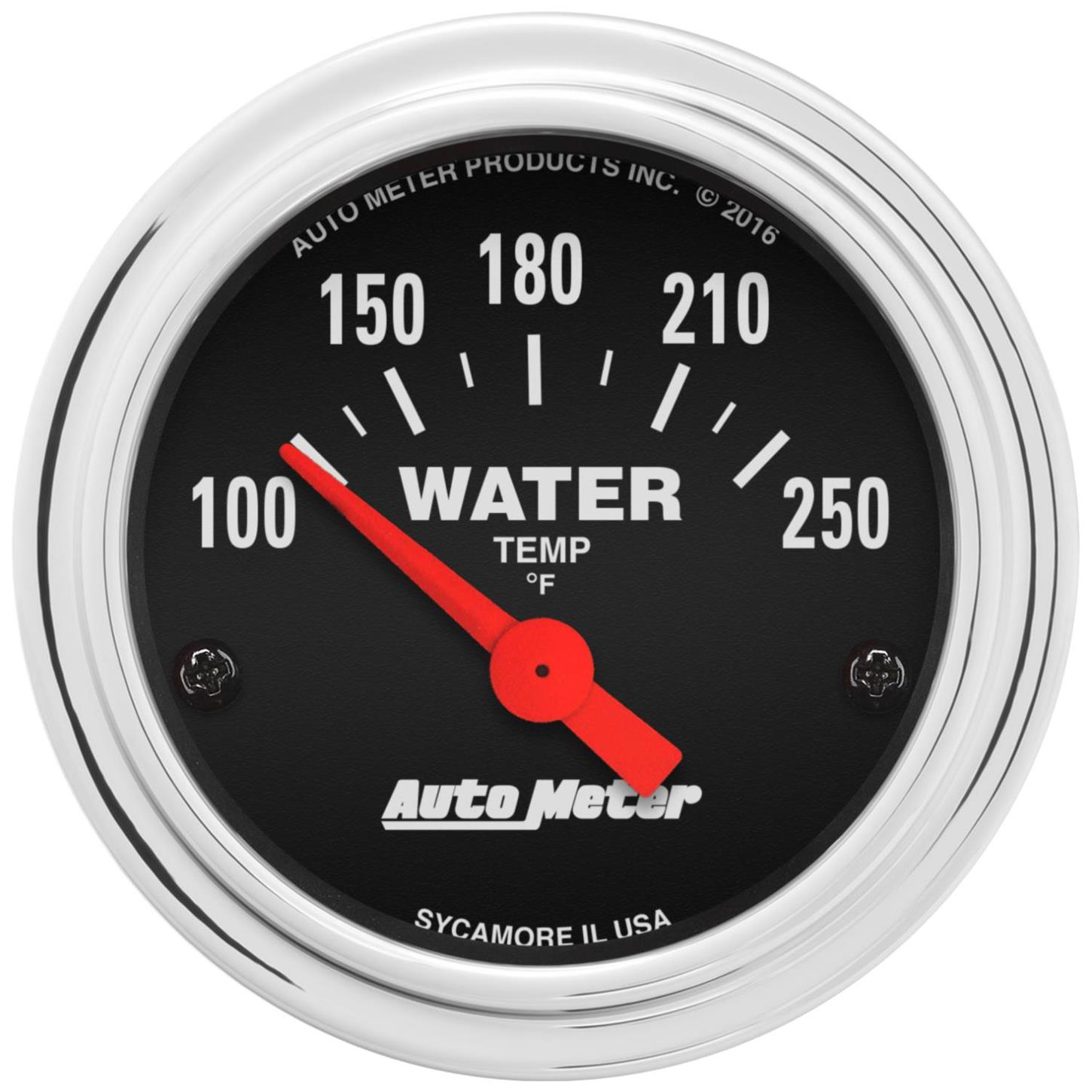 Auto Meter 2355 Autogage Electric Water Temperature Gauge