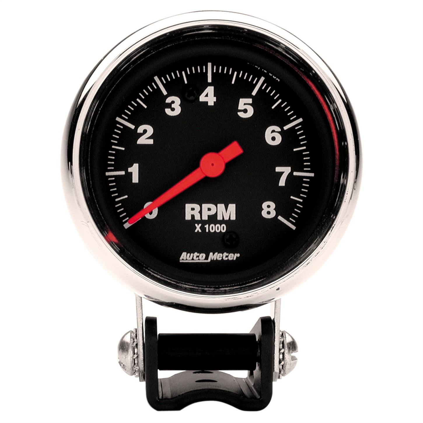 AutoMeter 2893 Traditional Chrome Air-Core Pedestal Tach,8k,2-5/8