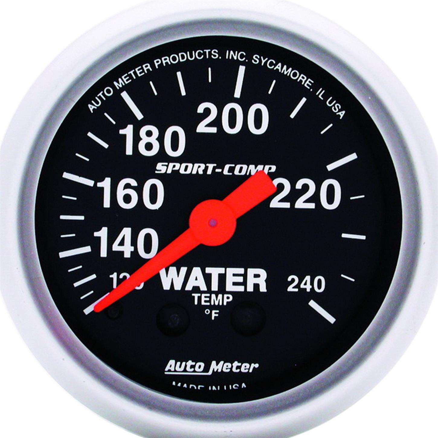 AutoMeter 3332 Mechanical Water Temperature Gauge