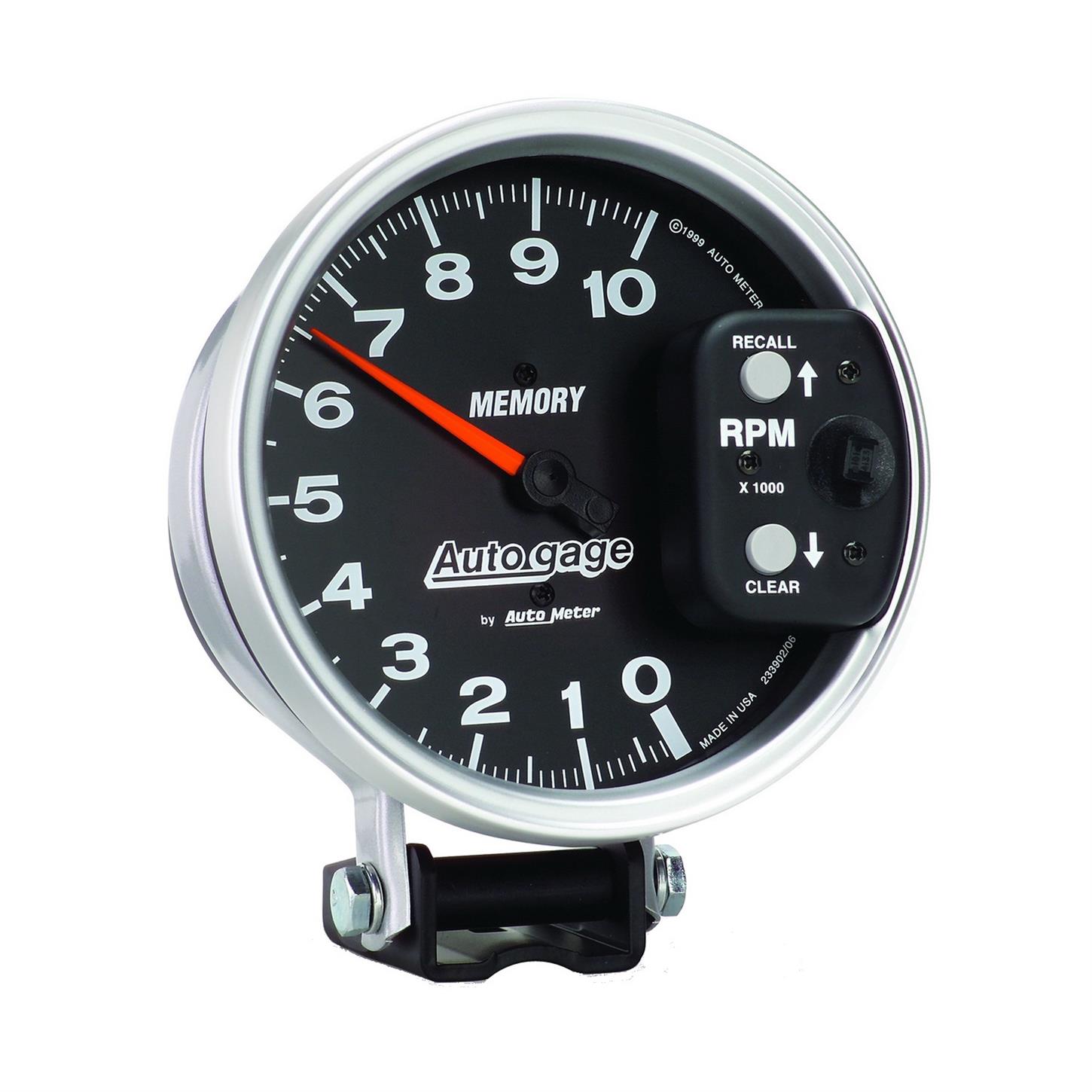 あ〜太様オーダー確認用 AutoMeter 233902 Autogauge Series Memory Tachometer, 5 Diameter