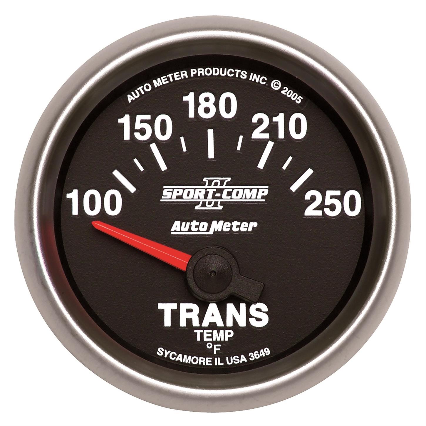 AutoMeter 3649 Sport-Comp II Air-Core Transmission Temp. Gauge