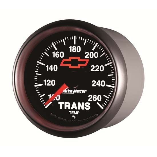 AutoMeter 365700406 GM Black Digi. StepperMotor Trans Temp Gauge