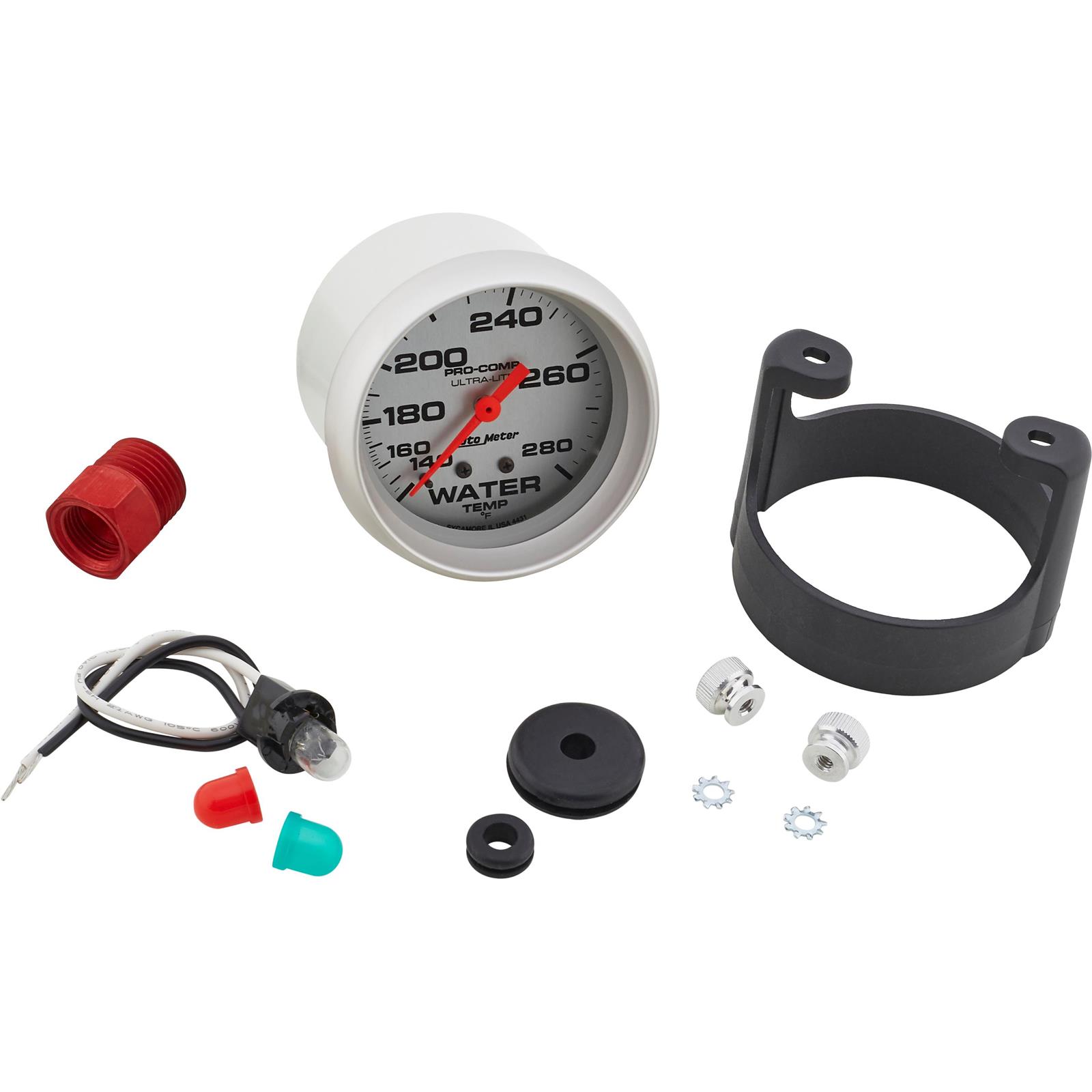 AutoMeter 4431 UltraLite Mechanical Water Temp. Gauge, 25/8