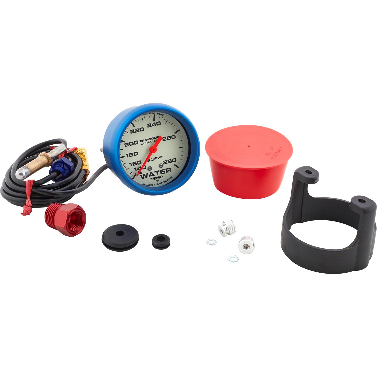 AutoMeter 4531 UltraNite Mechanical Water Temperature Gauge