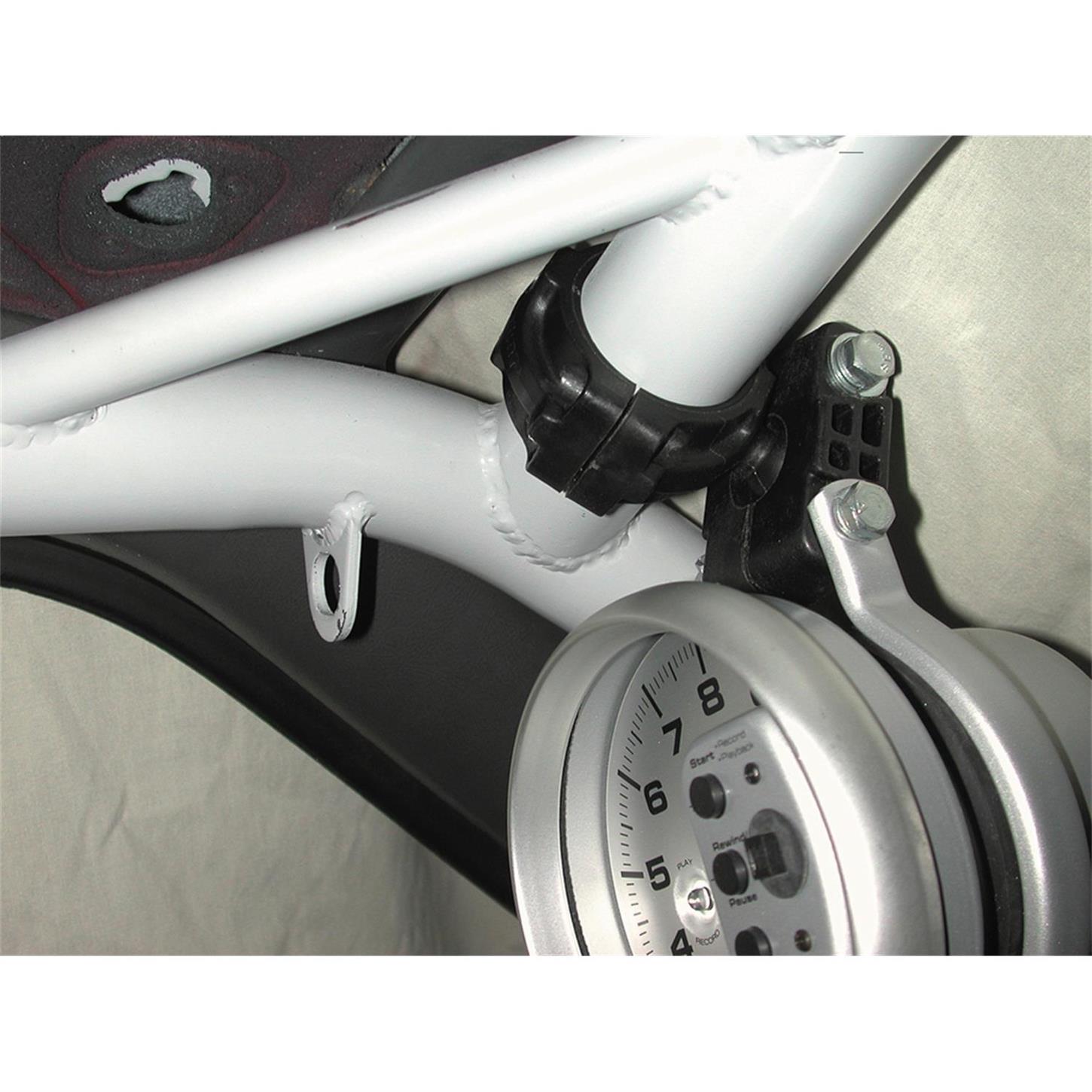 AutoMeter 48005 1-5/8 Inch Roll Cage Mount Gauge Pod, 5 Inch Tach