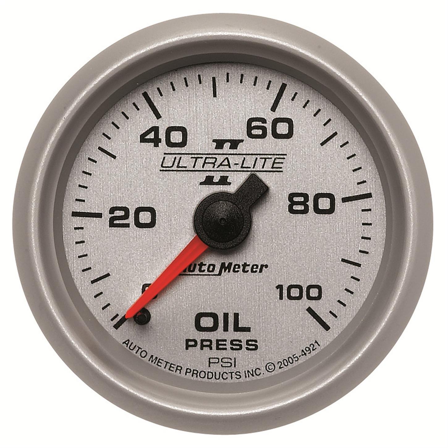 AutoMeter 4921 Ultra-Lite II Mechanical Oil Press. Gauge