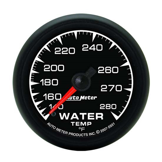 Auto Meter 1632 Old Tyme White Mechanical Water Temperature Gauge
