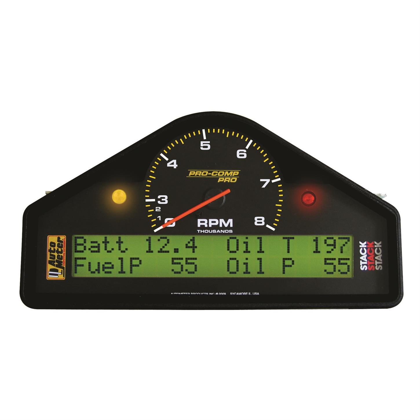 AutoMeter 6011 Race Dash Display, 8K RPM,