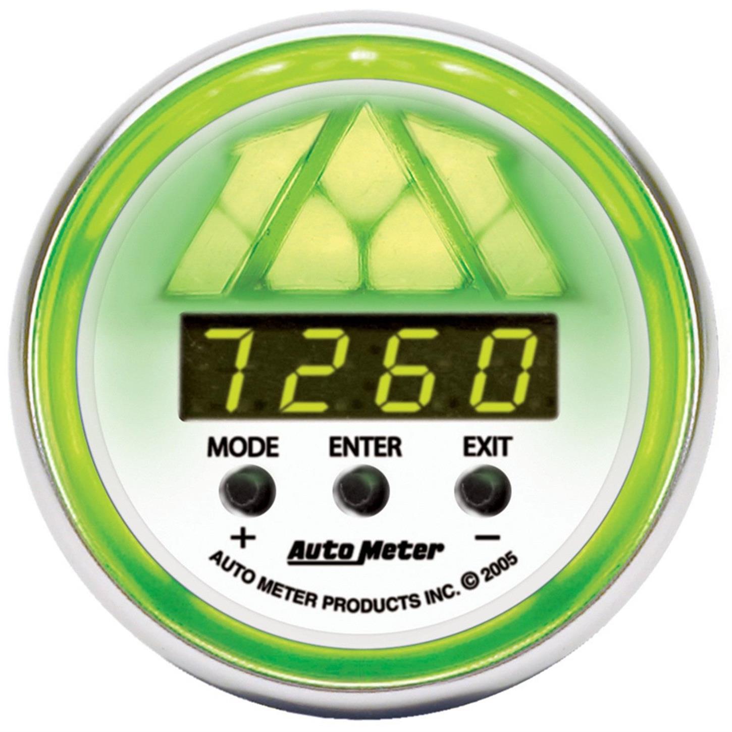 AutoMeter 7388 NV ProShift Digital ShiftLight Gauge, Stage 2