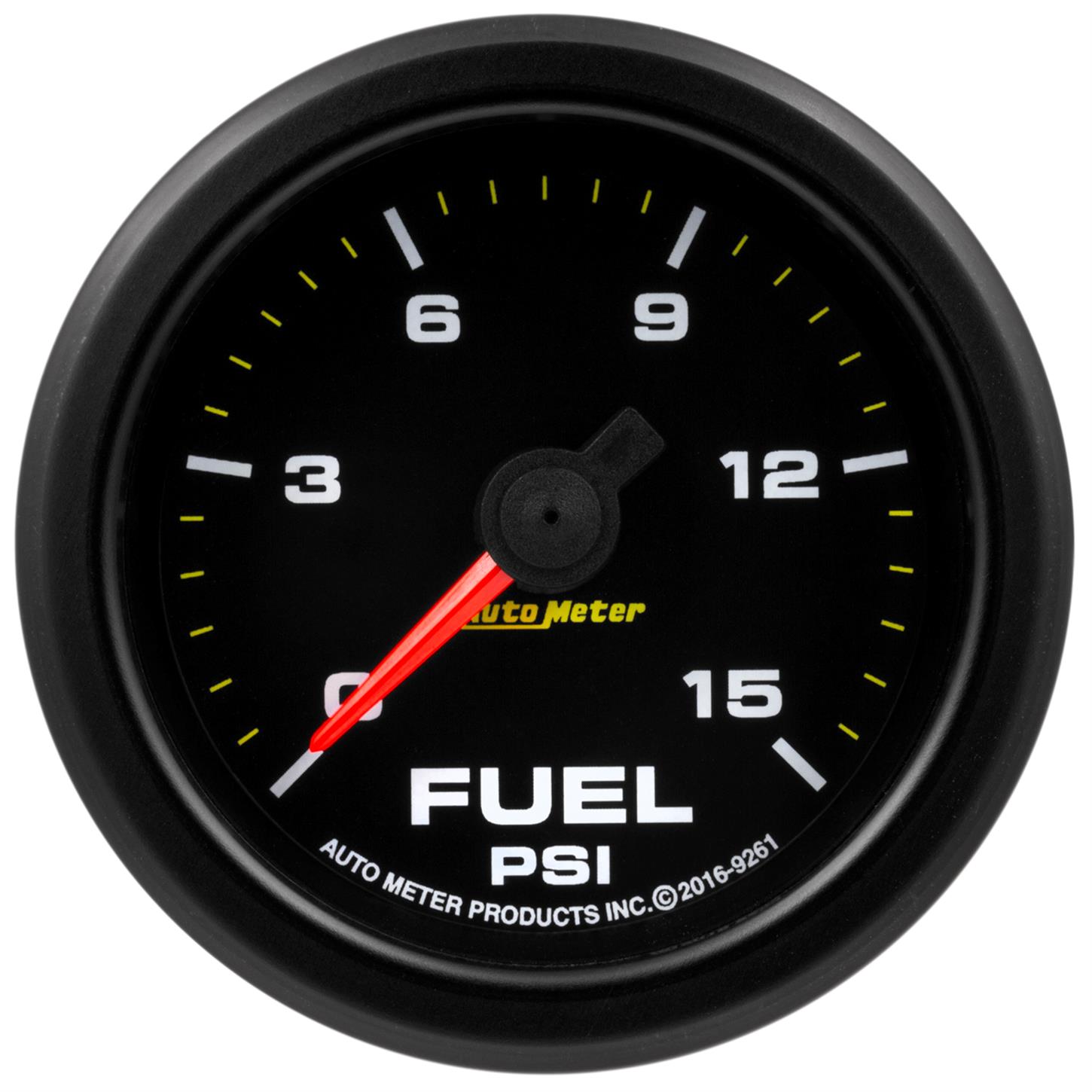Auto Meter 2603 2-1//16/" Z-Series Mechanical Fuel Pressure Gauge 0-15 PSI