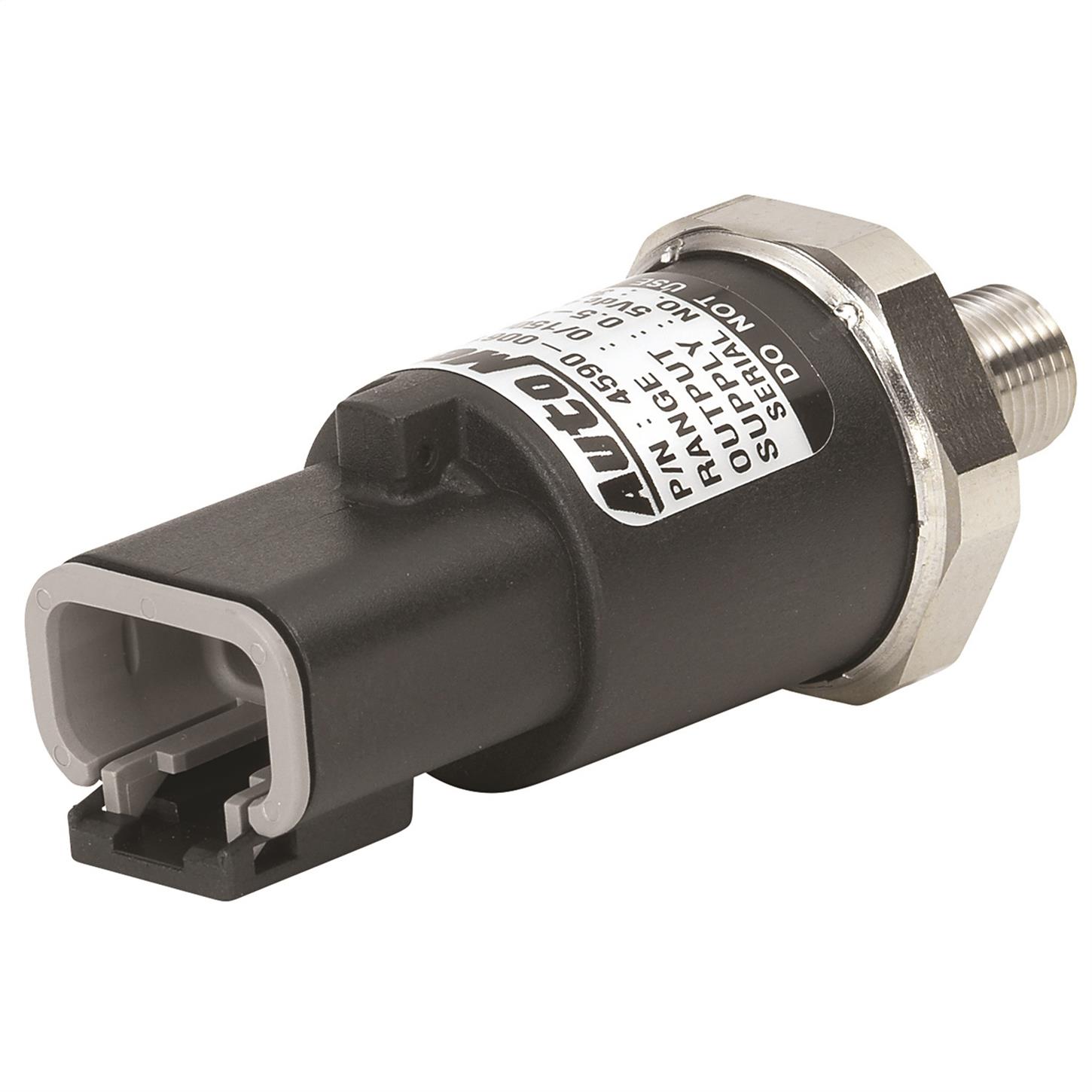 AutoMeter P13153 Pressure Sensor, 100/120/150PSI, 1/8 Inch Npt