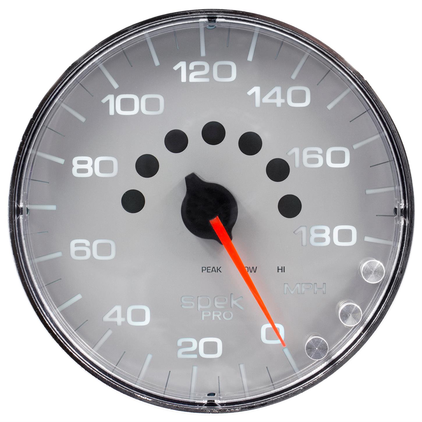 AutoMeter P230218 SpekPro Speedometer, 5, 0180 MPH, Flat Lens