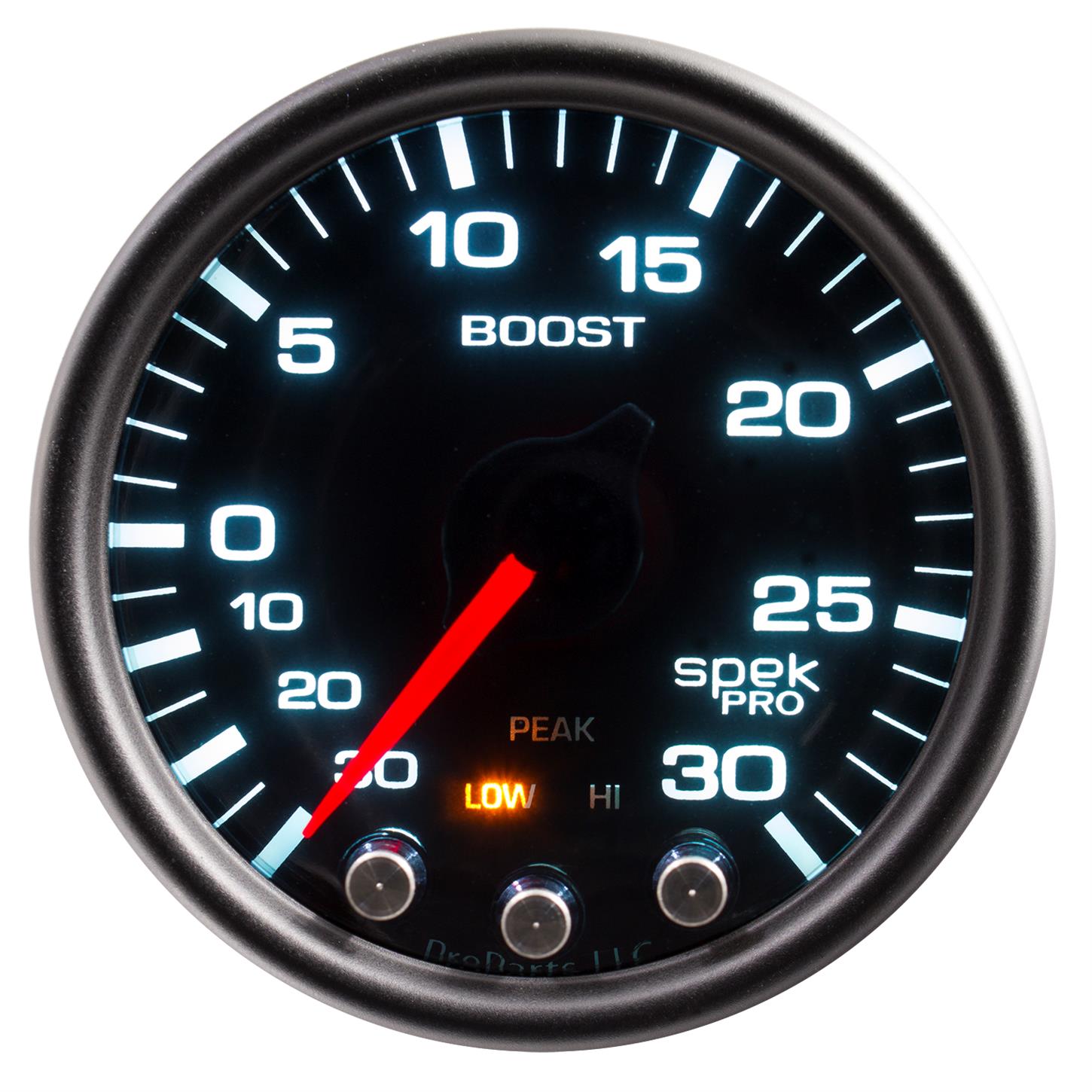 Hg//30 PSI Mechanical Vacuum//Boost Gauge Auto Meter 3603 Sport-Comp II 2-1//16 30 in