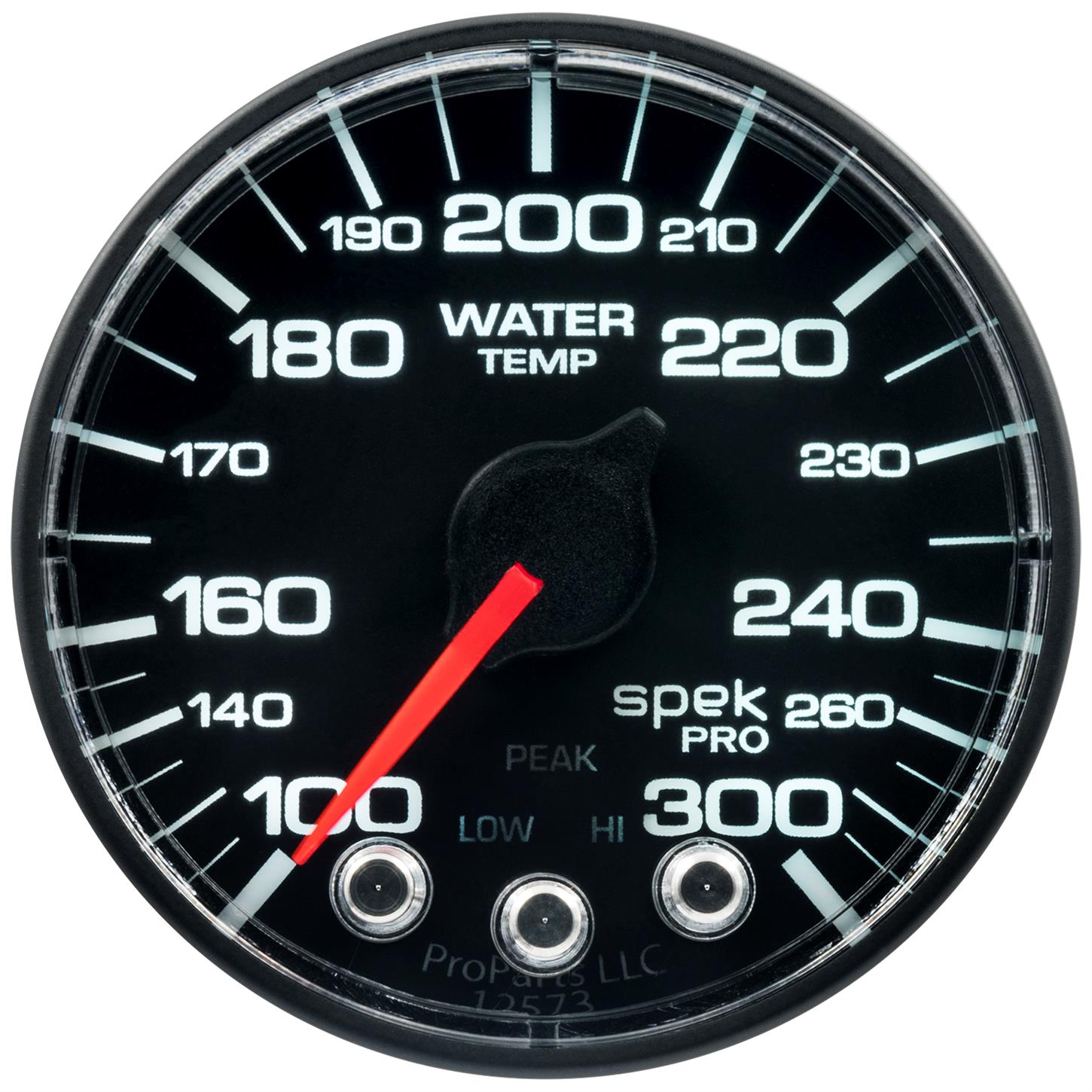 P346328 2.16 in. Spek Pro Water Temperature Gauge with Peak Memory