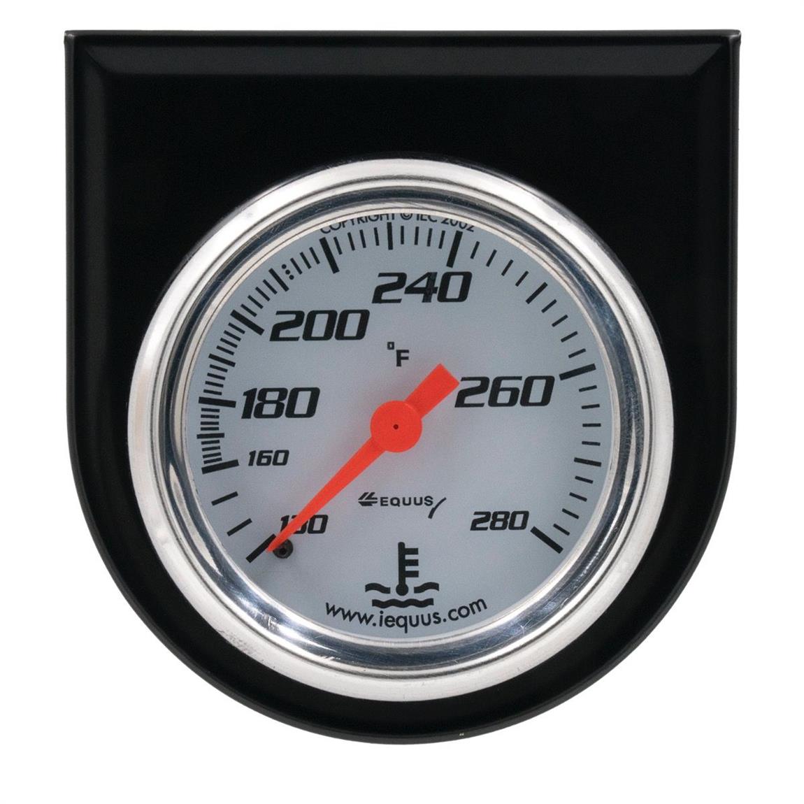 Equus E5242 5000 Series 2 Inch Water Temperature Gauge w/Panel