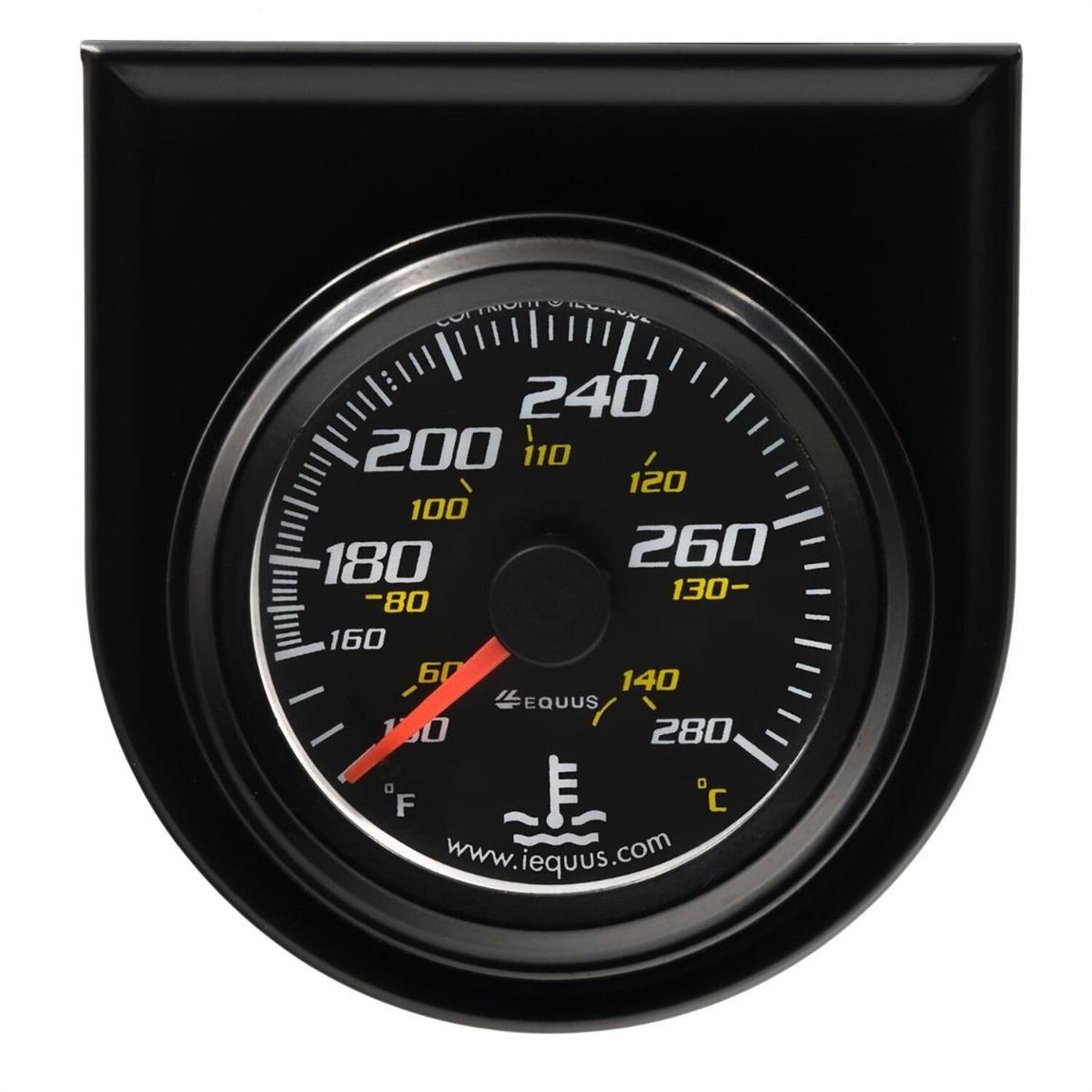 Equus E6242 6000 Series 2 Inch Mech. Water Temp. Gauge,130280Deg
