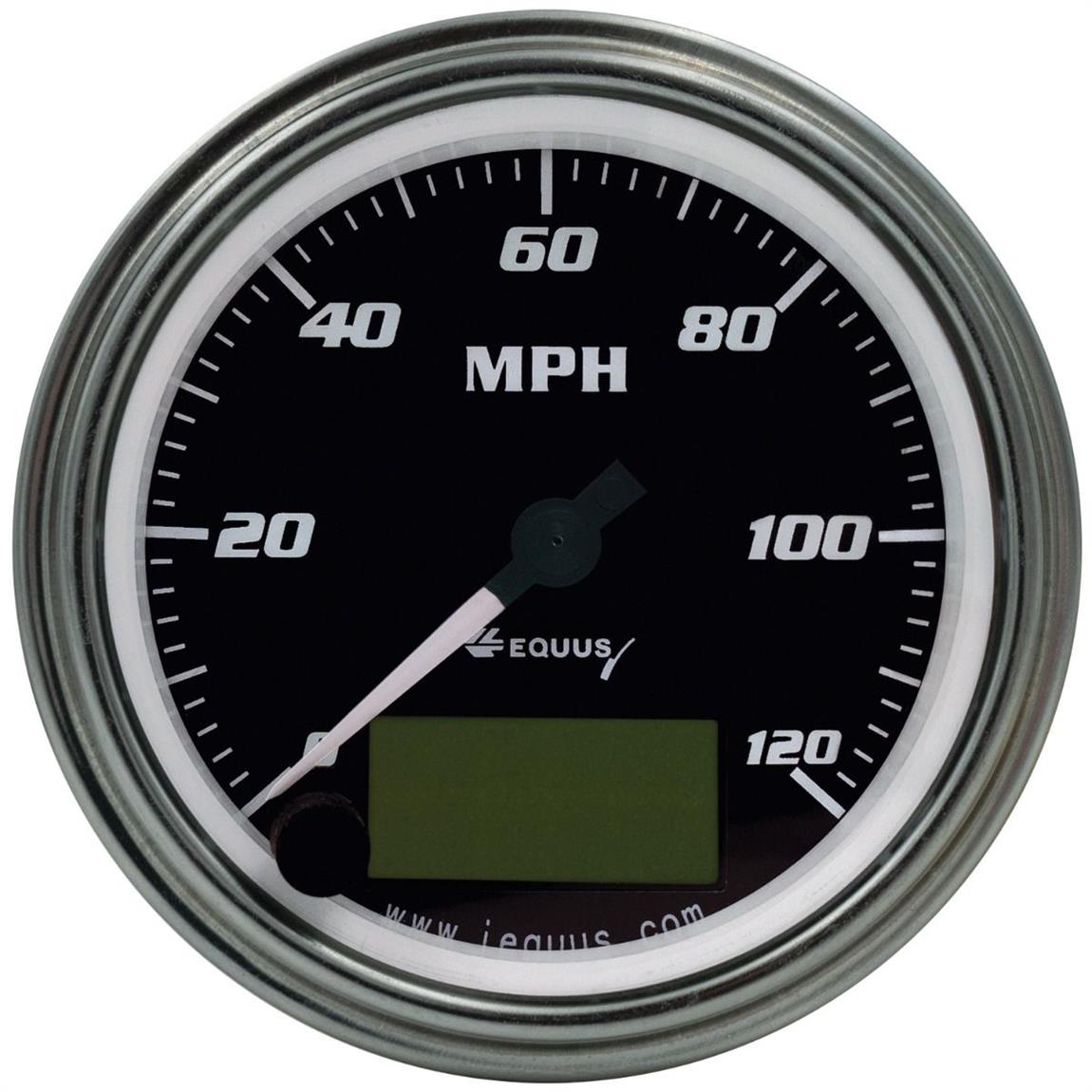 Equus E7074 7000 Series 33/8 Inch Elec. Speedometer, 0120 MPH