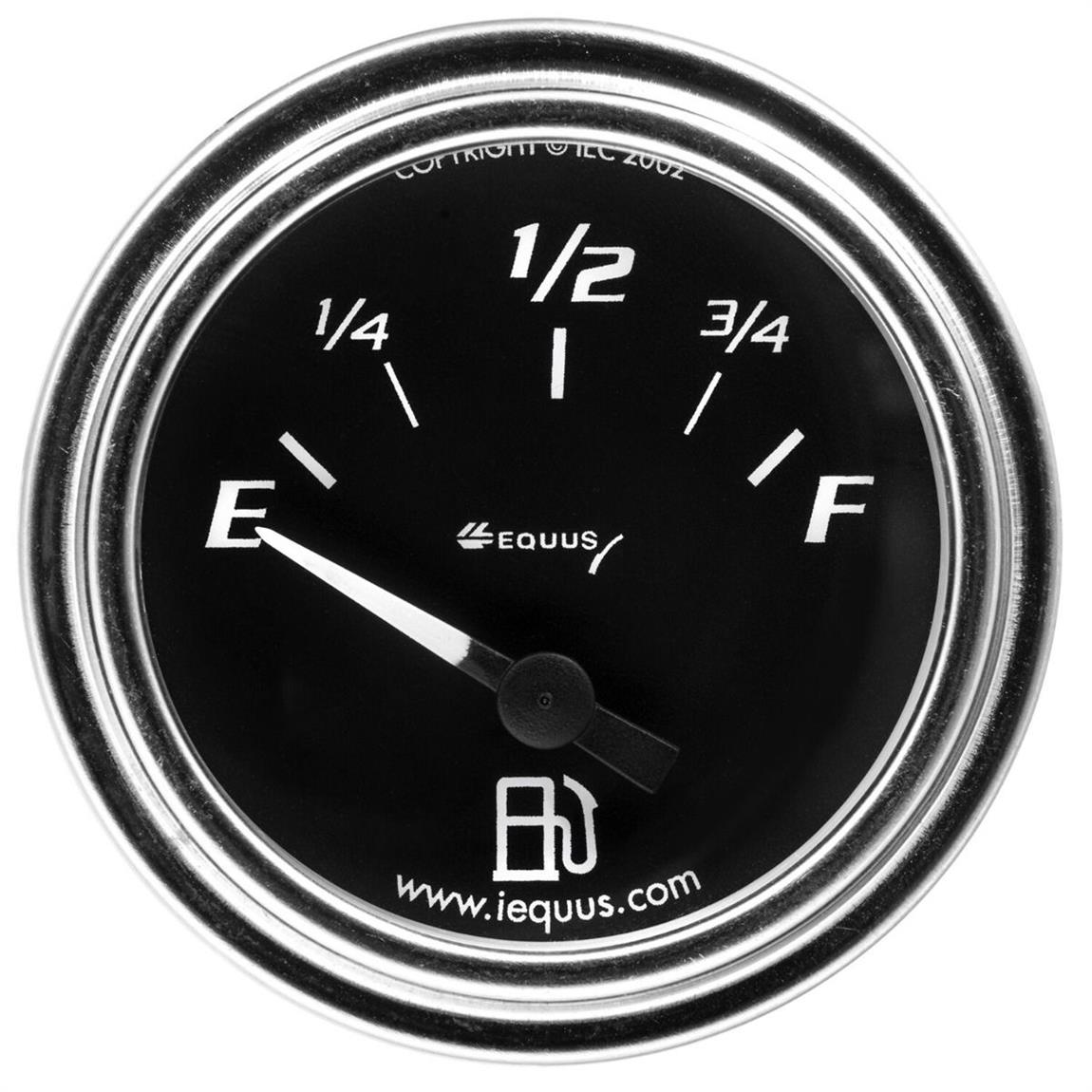 Equus E7362 7000 Series 2 Inch Electric Fuel Level Gauge, 0-90