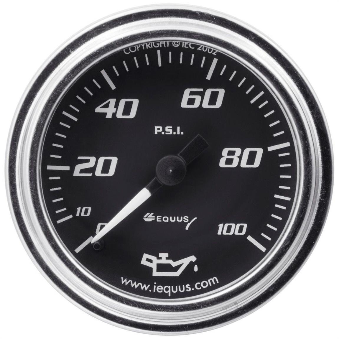 Equus E7500 7000 Series 5Gauge Set, 33/8 Inch Mech. Speedometer