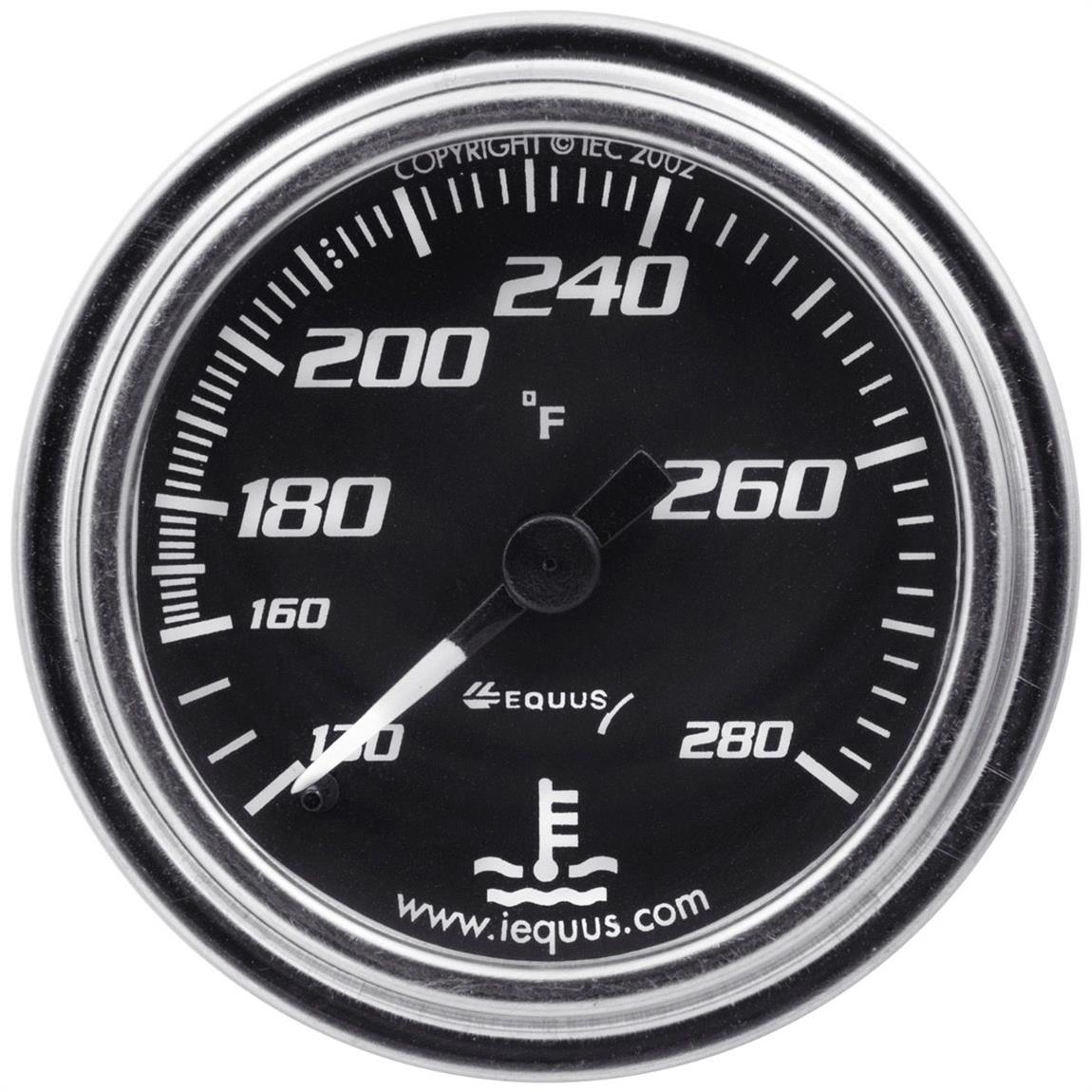 Equus E7500 7000 Series 5Gauge Set, 33/8 Inch Mech. Speedometer