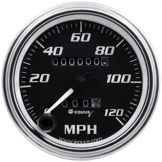 Equus E7500 7000 Series 5Gauge Set, 33/8 Inch Mech. Speedometer