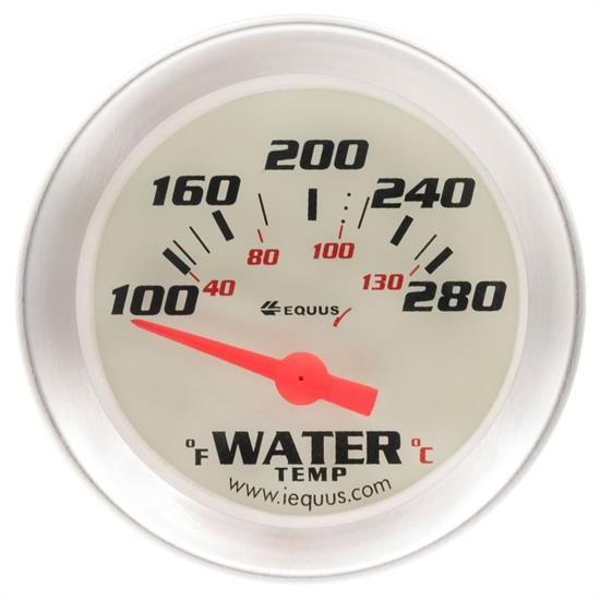 Equus E8262 8000 Series 2 Inch Electic Water Temperature Gauge