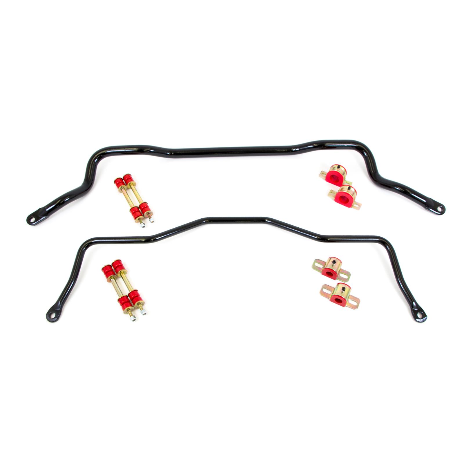 UMI 211213-B 93-02 F-Body Front & Rear Sway Bar, Tubular, Black