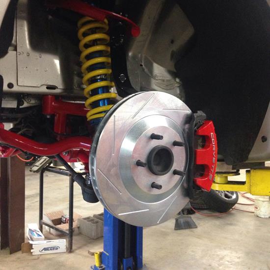 UMI 2120 9302 FBody C5/C6 Brake Conversion Brackets, Black