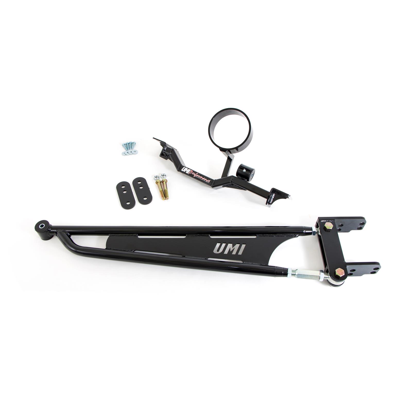 UMI 2203B 9302 FBody Tunnel Mount, Torque Arm, LT Header,Black