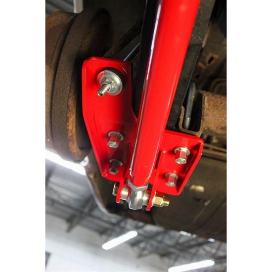 UMI 262824B 7081 FBody Leaf Spring Traction Bars/Mounts, Black