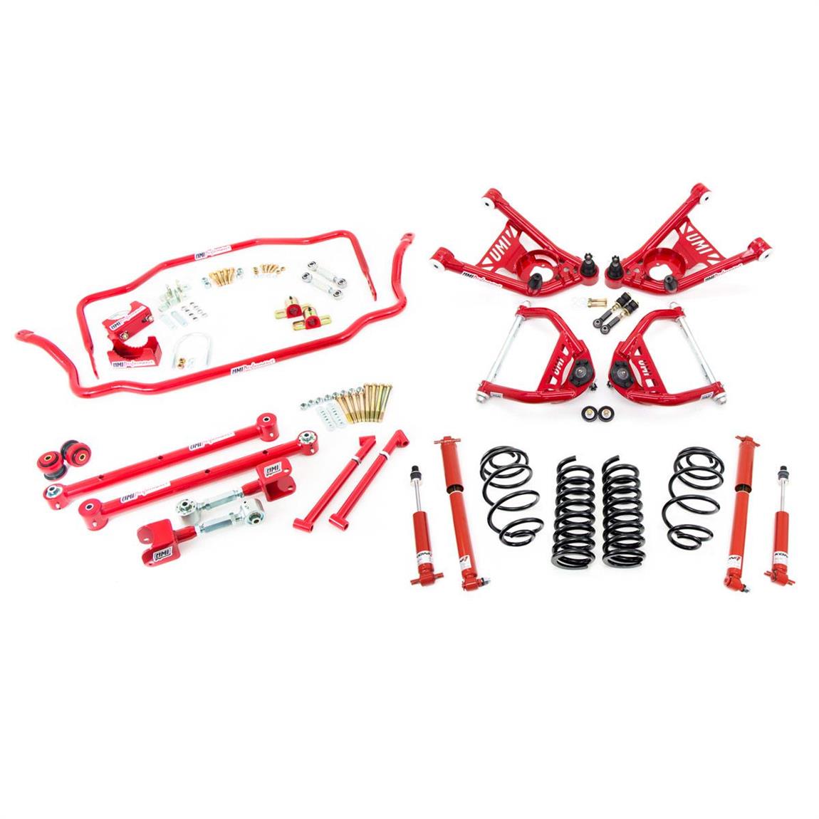 UMI ABF406-67-2-R 67 A-Body Kit, 2 Inch Lowering Stage 3.5, Red