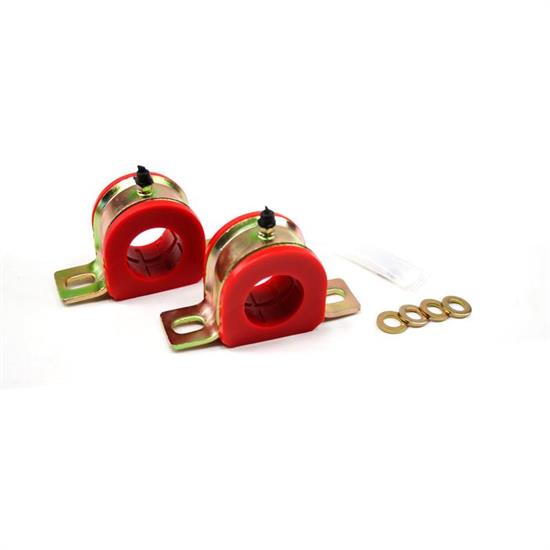 UMI 90034 13/8 Inch Sway Bar Bushing Set, Greasable, Red Poly