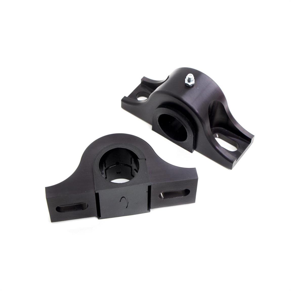UMI 90048-B Aluminum Front Sway Bar Mounts 1-3/8 Inch, Black