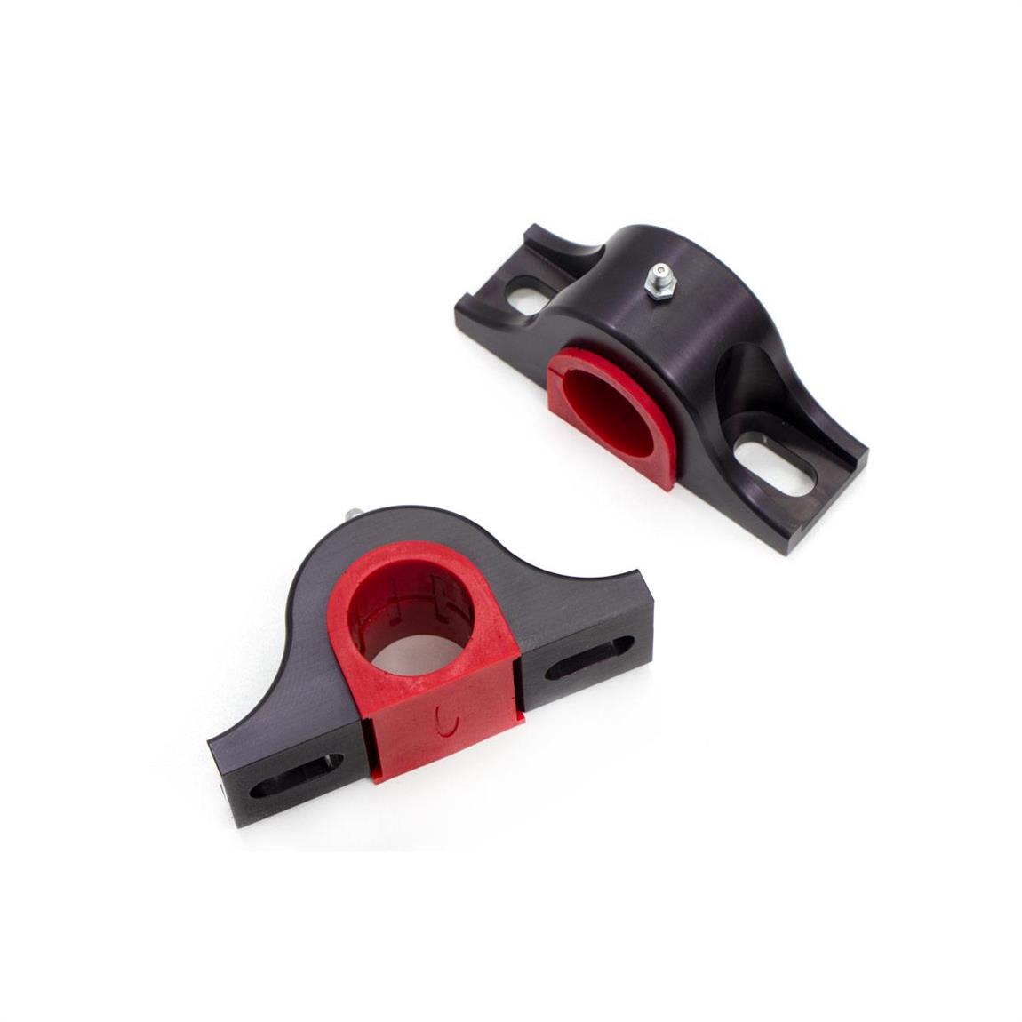 UMI 90066-R Billet Aluminum Front Sway Bar Mounts 1-5/16, Red