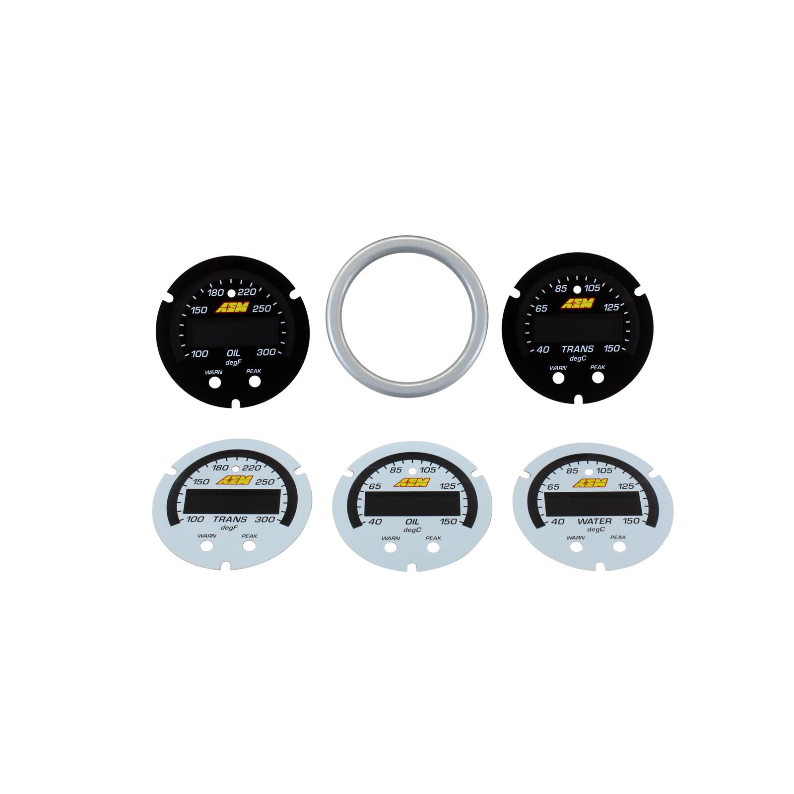 AEM 30-0302-ACC X-Series Temperature Gauge Faceplate