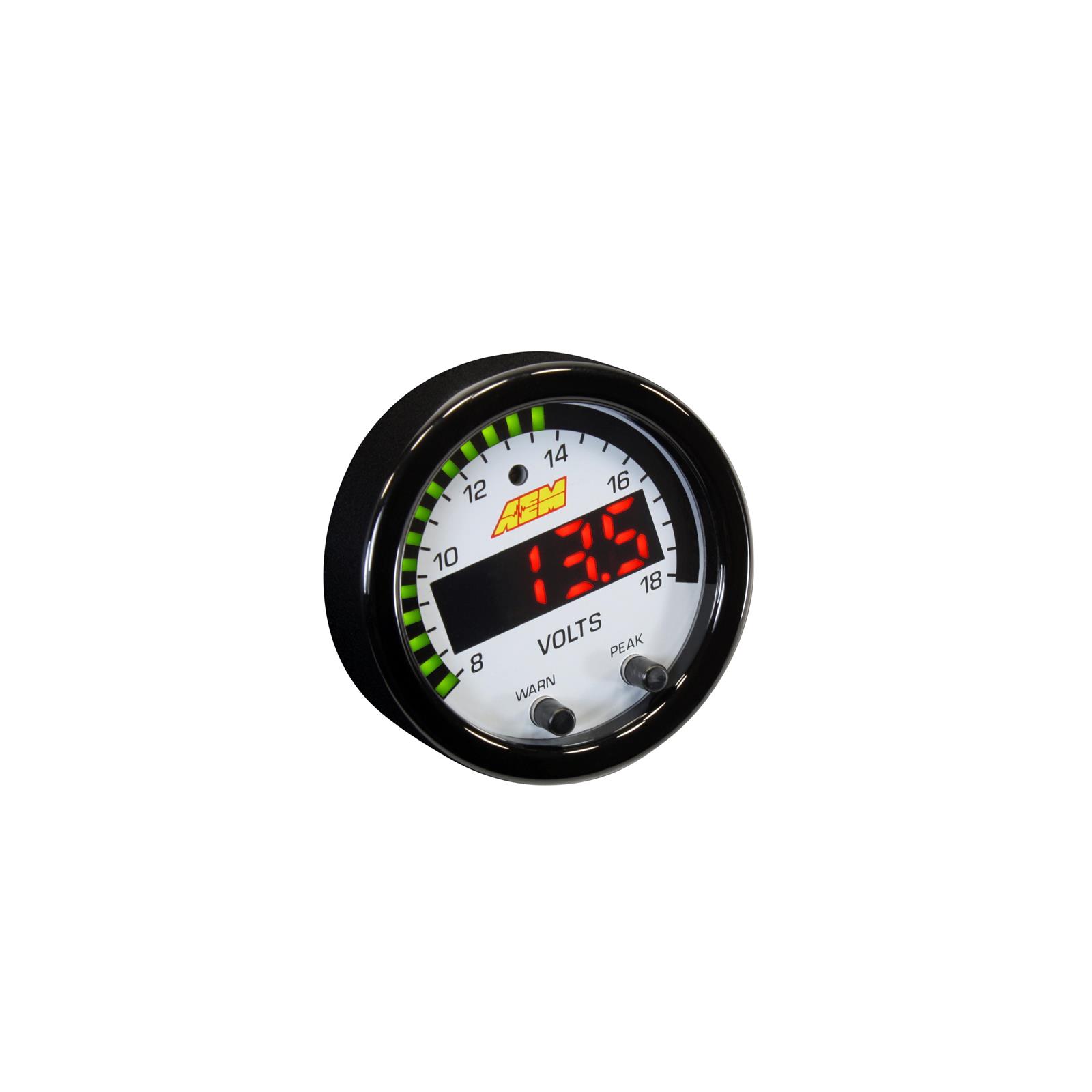 AEM 300303 XSeries Volt Gauge