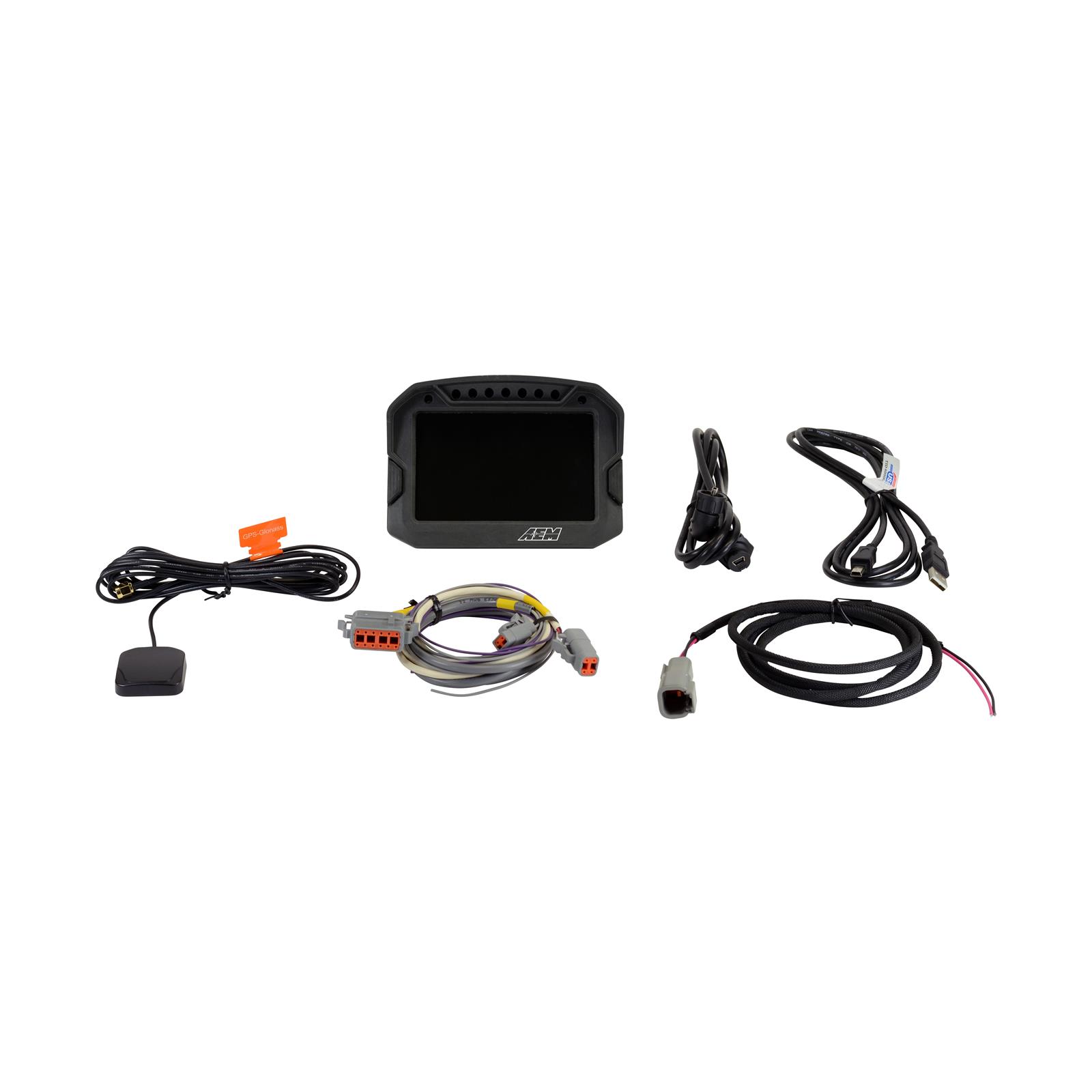 30-5603 DTM Style CD-5LG Carbon Digital Dash for GPS & Logging Display, Black
