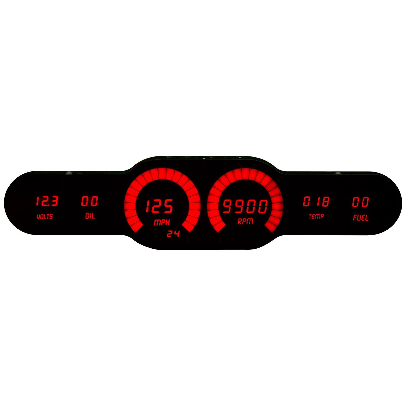 Intellitronix DP10004R Universal Digital 6 Panel LED, Red Univ