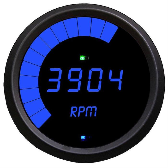 デジタルウエイト  ディストリビューションゲージ Intellitronix M9003B LED Digital Tachometer, Blue