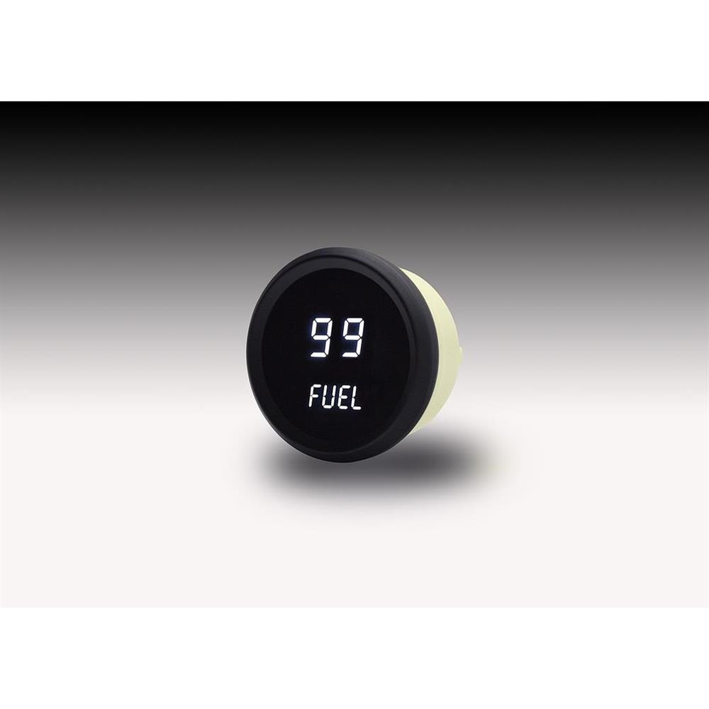Intellitronix M9016W LED Digital Fuel Gauge, White
