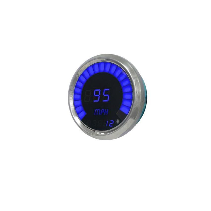 Intellitronix MS9222B LED Digital/Bar Tachometer, Blue